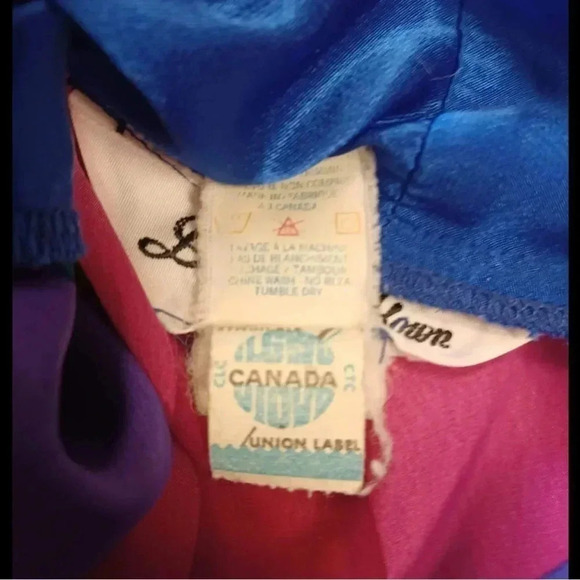 Vintage Diamond Tea  Room Cafton/Kimono Geometric One Size - Picture 9 of 10